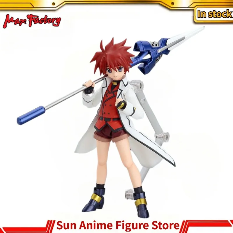 В наличии: Оригинальная фигурка Max Factory Figma Magical Girl Lyrical Nanoha StrikerS Эллиот Марч, 11,5 см, ПВХ, аниме-фигурка, игрушка, подарок, украшение