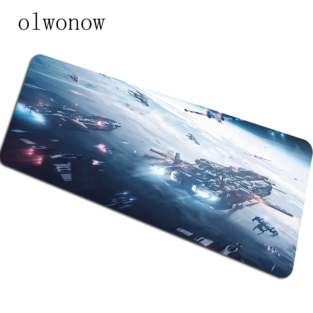 Spaceship mousepad 800x300x4mm Star Trek gaming mouse pad gamer mat computer desk padmouse keyboard space play mats