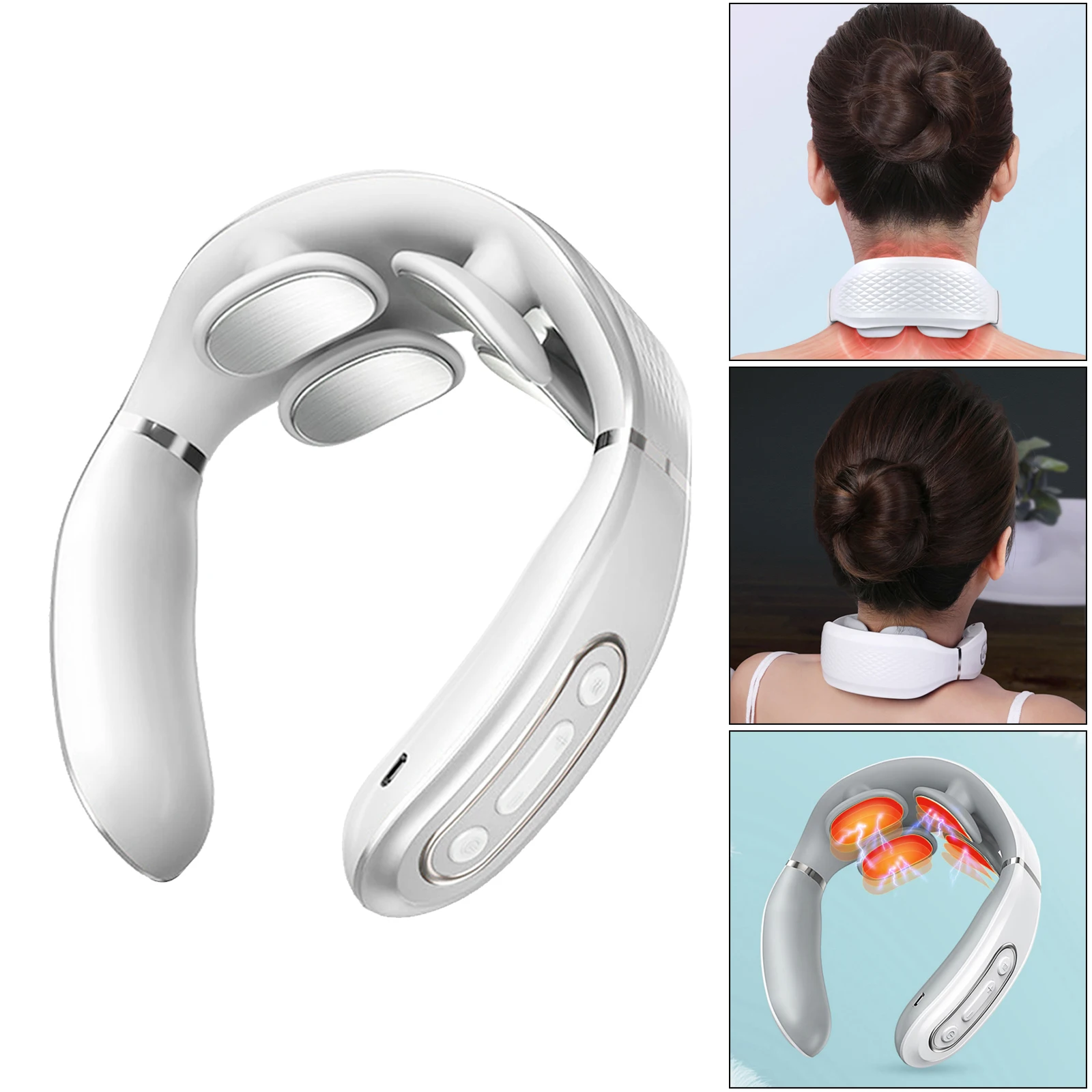 

Electric Neck Massager 42°C for Wome Men Muscle Relax Pain Relief Home Use