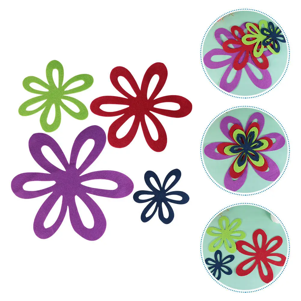 4Pcs Carved Pot Mats Hollow Design Anti-Scald Table Protection Heat Insulated Pan Pads Dining Kitchen Accessory