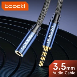 Toocki 3.5mm Wire for headphone Male to Female Cable Support Microphone for HuaWei Xiaomi Redmmi Audio Extension Cable