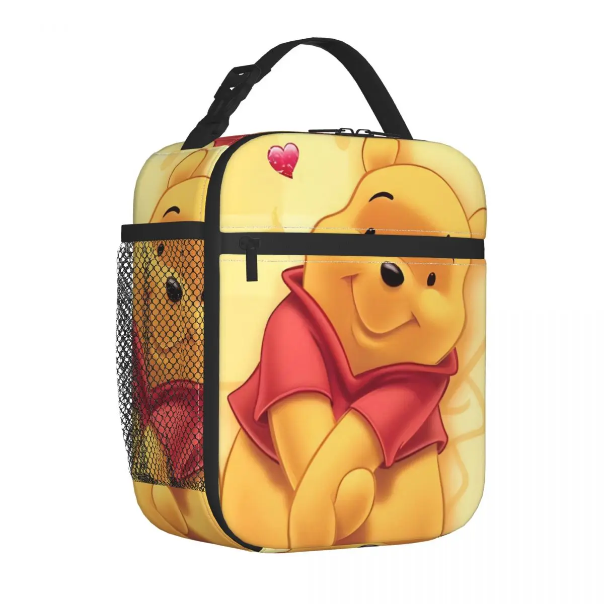 

Winnie The Pooh Insulated Lunch Bag Cooler Bag Reusable Meal Container Cute Cartoon Large Tote Lunch Box Men Women Work Picnic