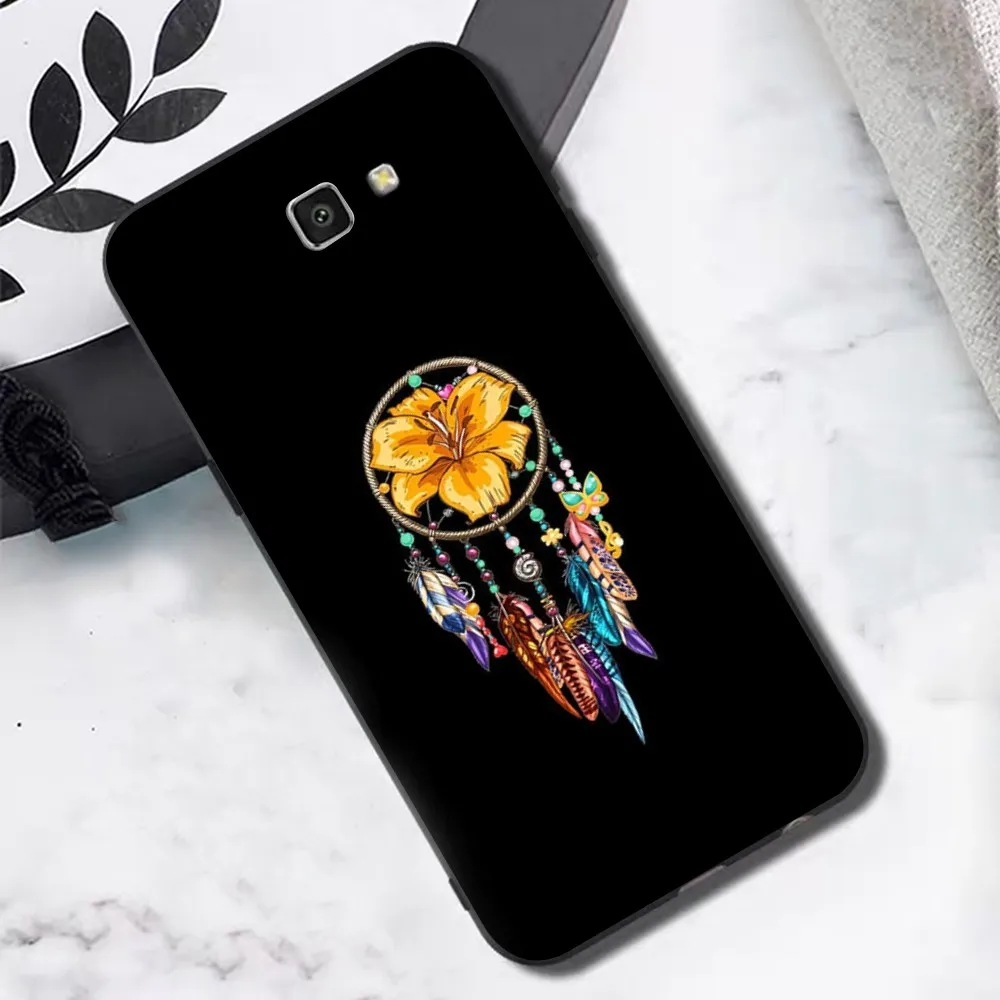 Mandala flower Dream Catcher Phone Case For Samsung S 9 10 20 21 22 23 30 23plus lite Ultra FE S10lite Fundas