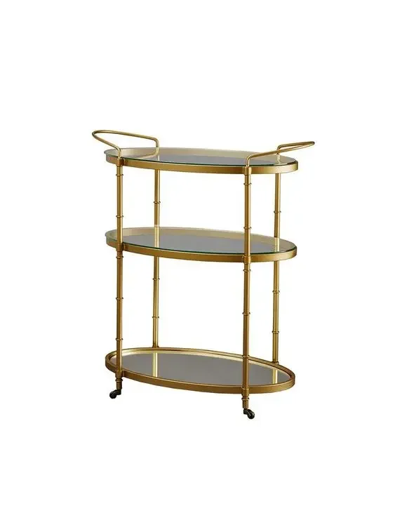 Serving trolley for hotel and restaurant decorative and stylish trolley with wheel easy to carriage home decor item