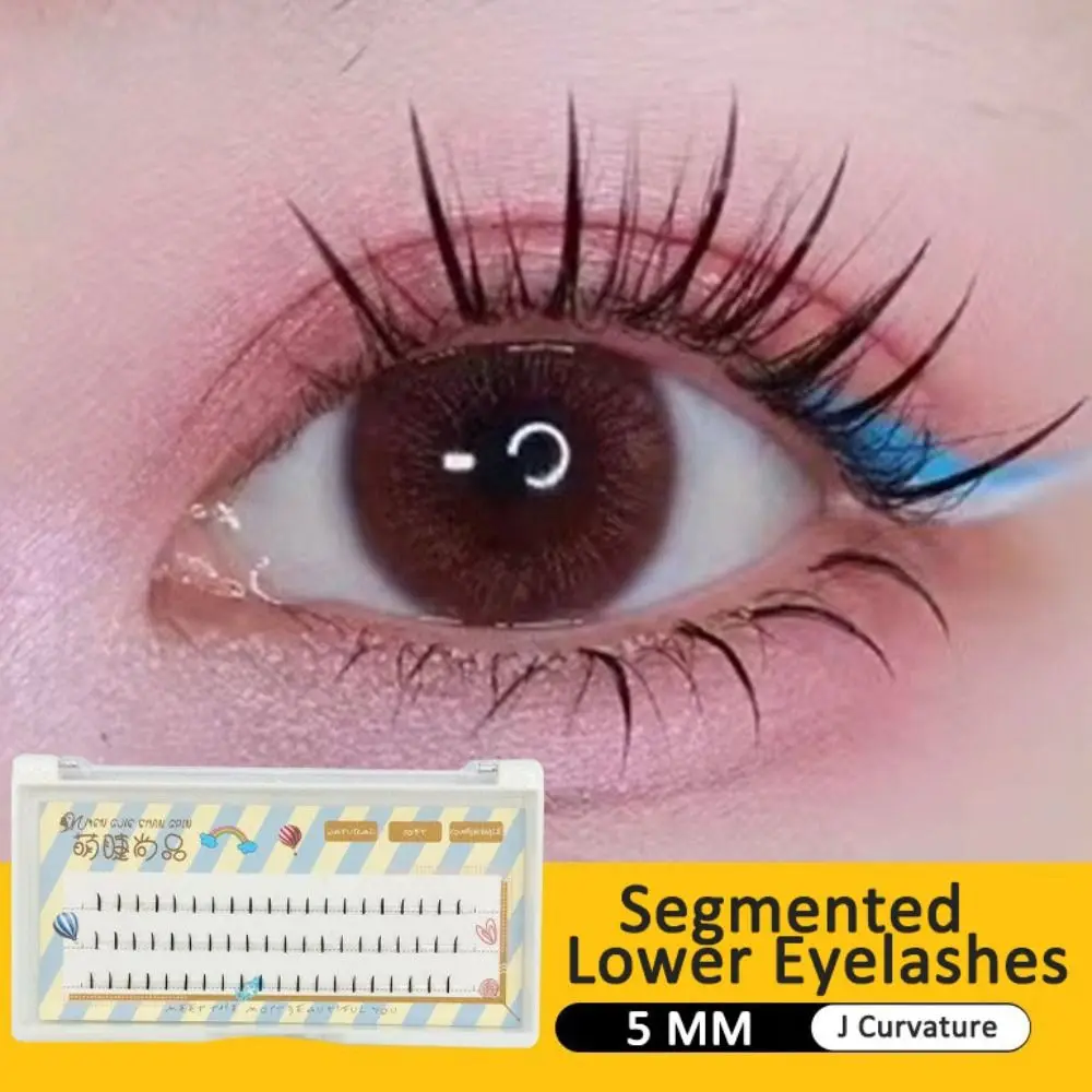 Doux 5mm segmenté bas cils maquillage bricolage transfert faux cils Extension imperméable sous les grappes des yeux outils de maquillage des yeux