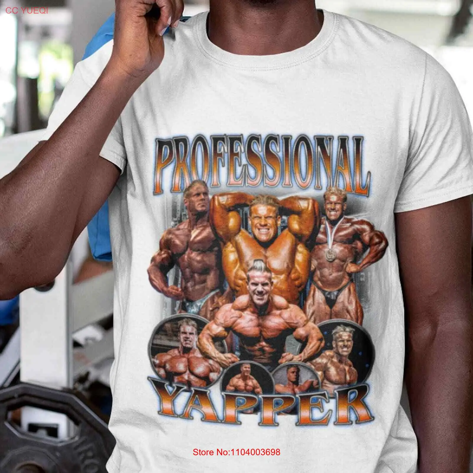 Professional Yapper Tee, Jay Cutler Funny gym shirt, bodybuilder clothes, gym br