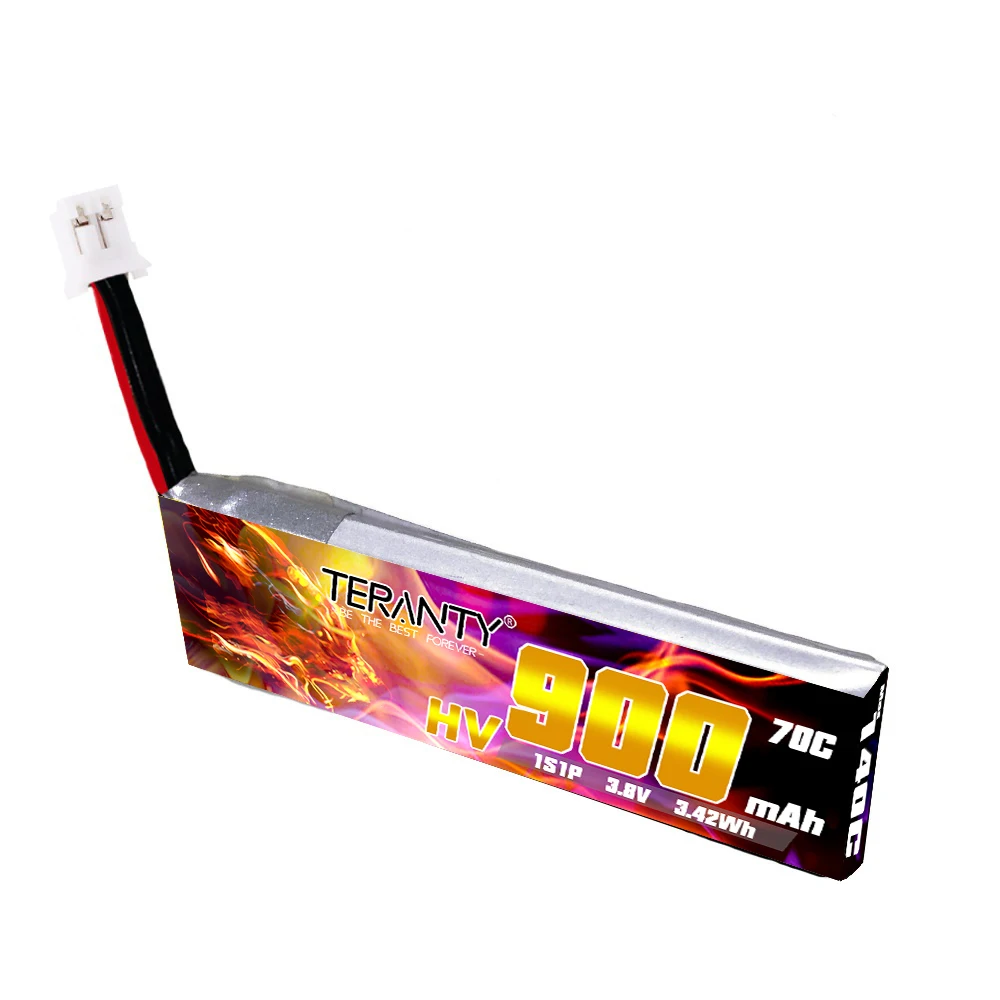 TREANTY 1S 4.35V HV Lipo Battery3.8V 900mAh 70C/140C With Charger For Emax Tinyhawk King Kong Ldarc TINY7 FPV Drone PH2.0 Plug