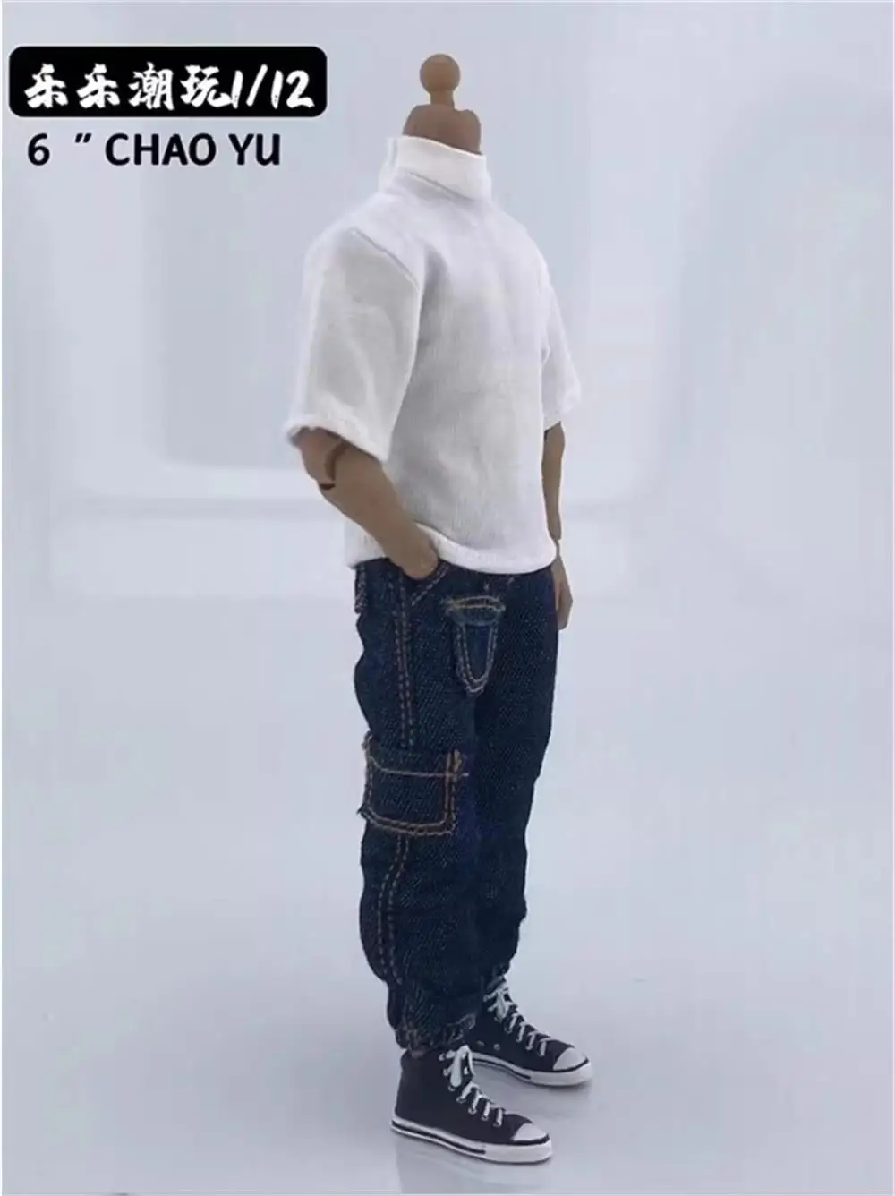 ขาย1/12ที่ทันสมัยแฟชั่นเสื้อแขนสั้นหลายสีตัวเลือกสำหรับ6 "ชิ้นส่วนตุ๊กตาขยับแขนขาได้จากที่เกิดเหตุ DIY