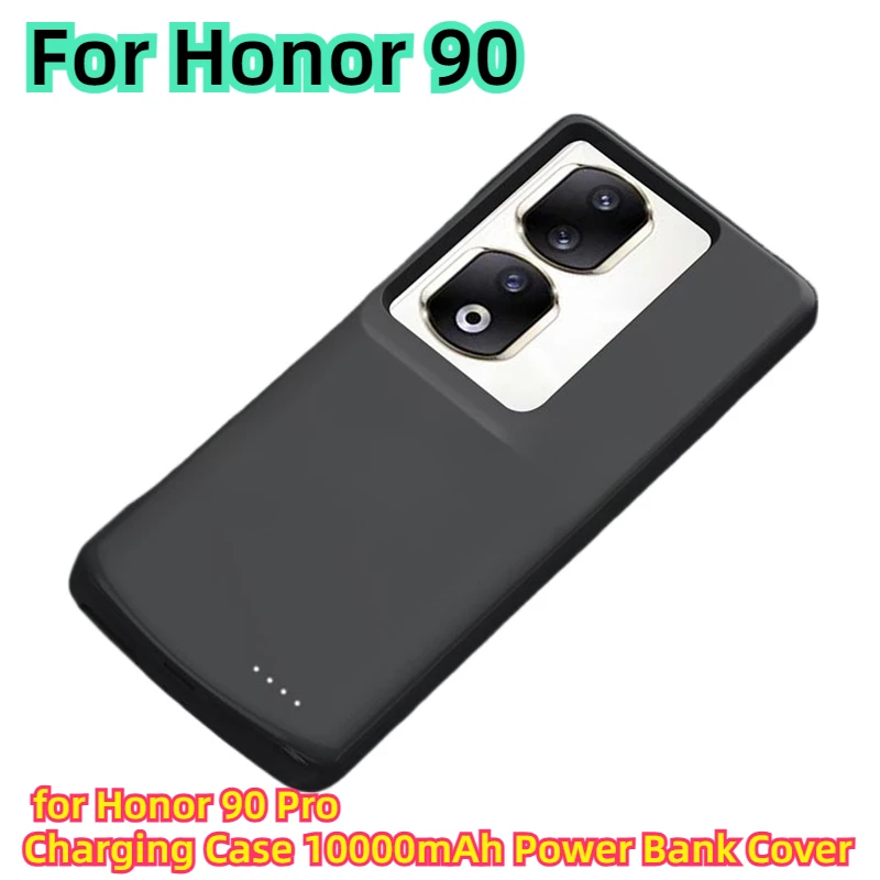 For Honor 90 5G Battery Cases Portable Powerbank External Battery Cover for Honor 90 Pro Charging Case 10000mAh Power Bank Cover