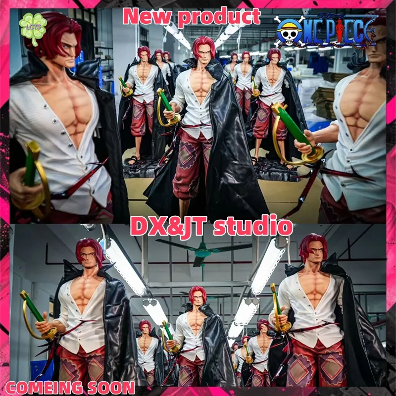 

IN STOCK DX&JT Toys 70cm ONE PIECE Anime Figures Shanks Figures PVC Statue Collection Model Room Decoration Gifts Toy