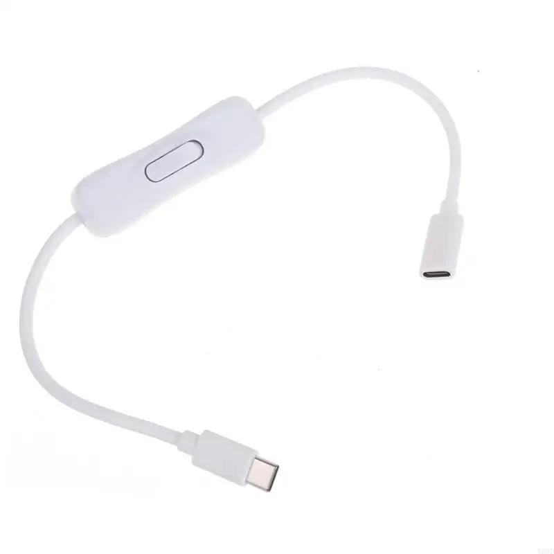 Y08D USB C TO USB C Кабель Тип C Самцовый для типа C Самка с переключателями зарядки синхронизации