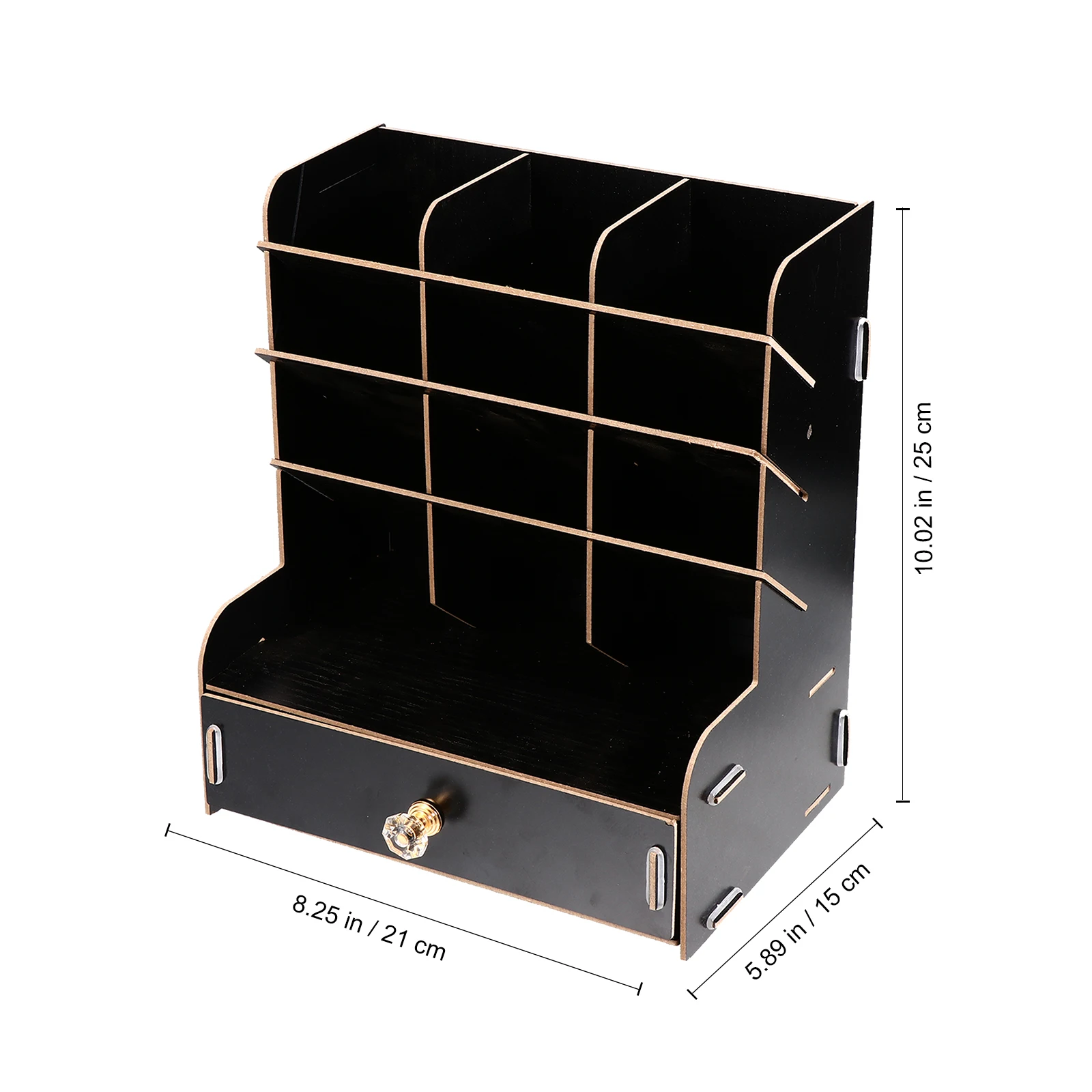 

Wooden Pen Desk ganizer Sturdy Lightweight Pencil Pencil Container Container Stationery Storage Rack Office Supplies