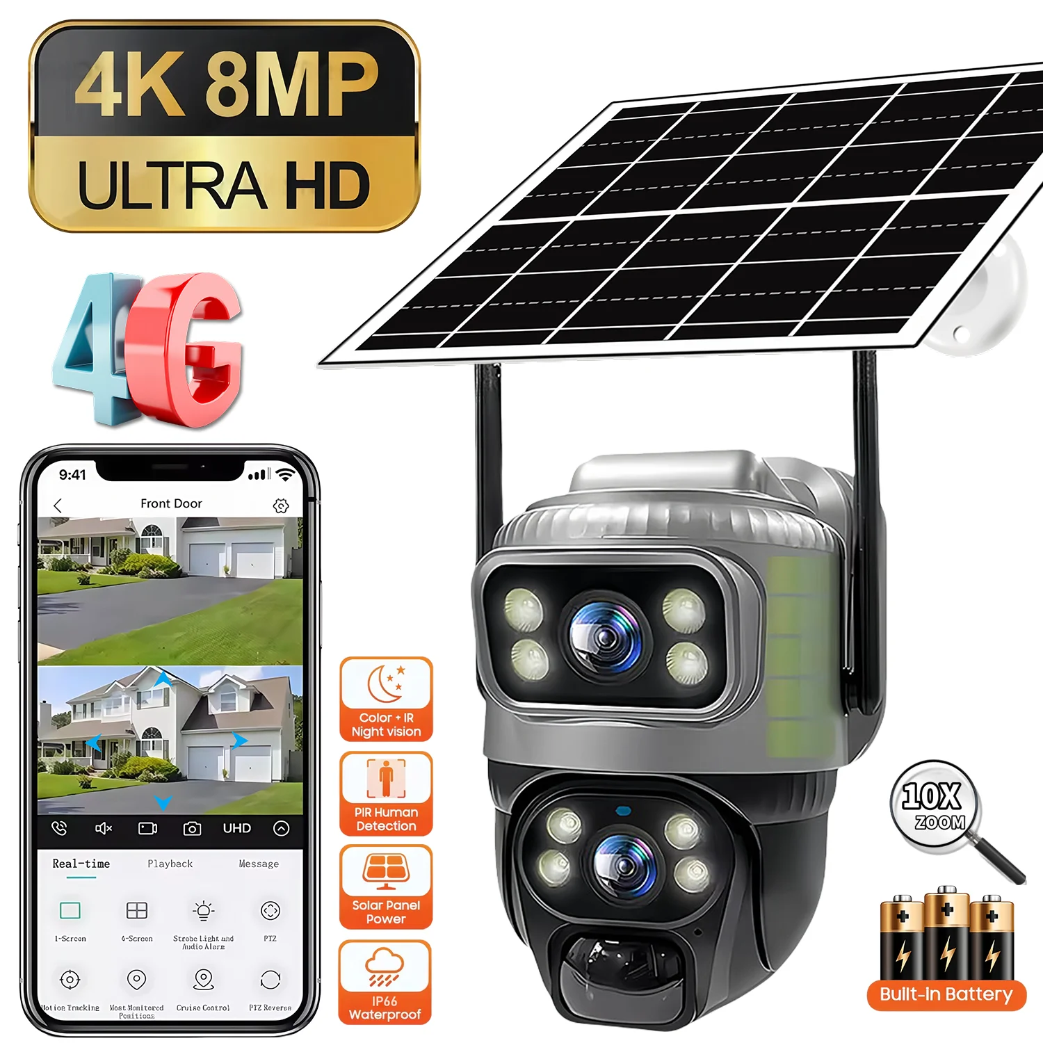 Solar 4G Camera Pir… - image