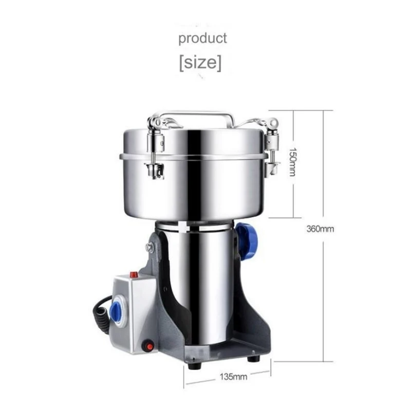 

3200w Pure Copper Motor 35000r/min Powder Grinding Machine Sesame Grinding Machine Direct Sales From The Manufacturer