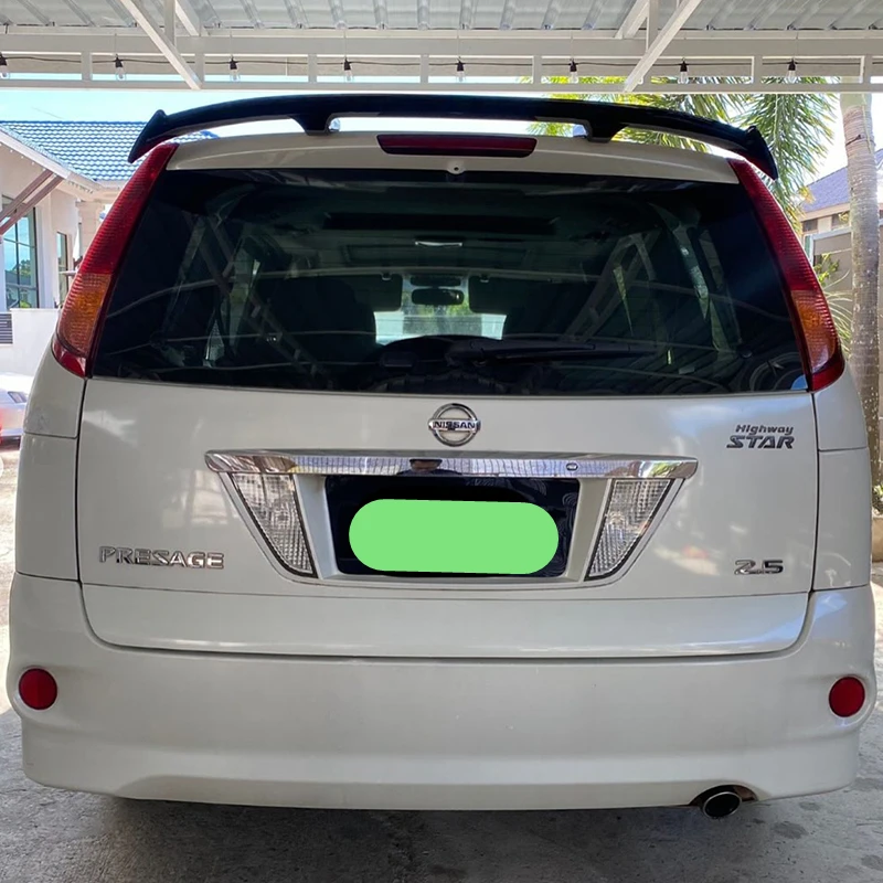 

Спойлер для Nissan Presage, АБС-пластик, крыша, заднее крыло, комплект кузова, аксессуары