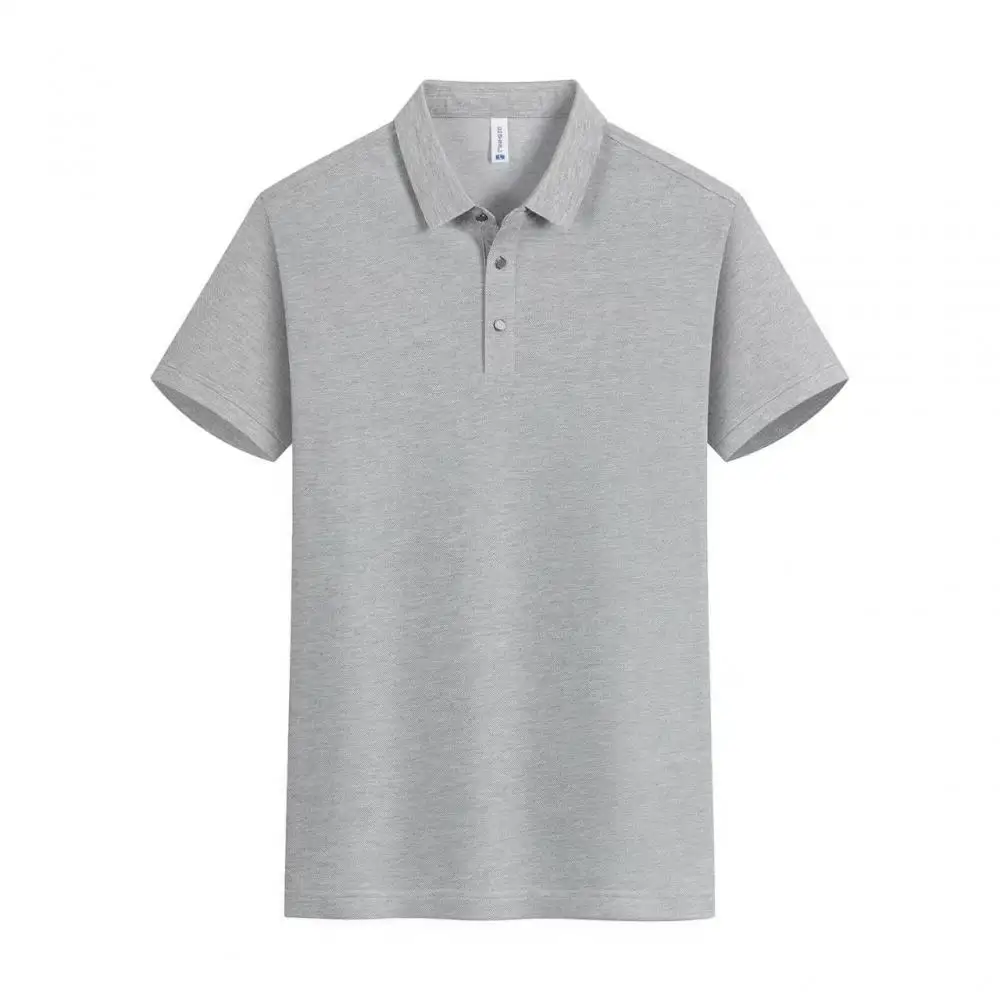 High Quality Tennis Training Shirts Men Women Unisex Solid Colors Short Sleeve Lapel T-shirts polo Shirts Sports Casual Tops