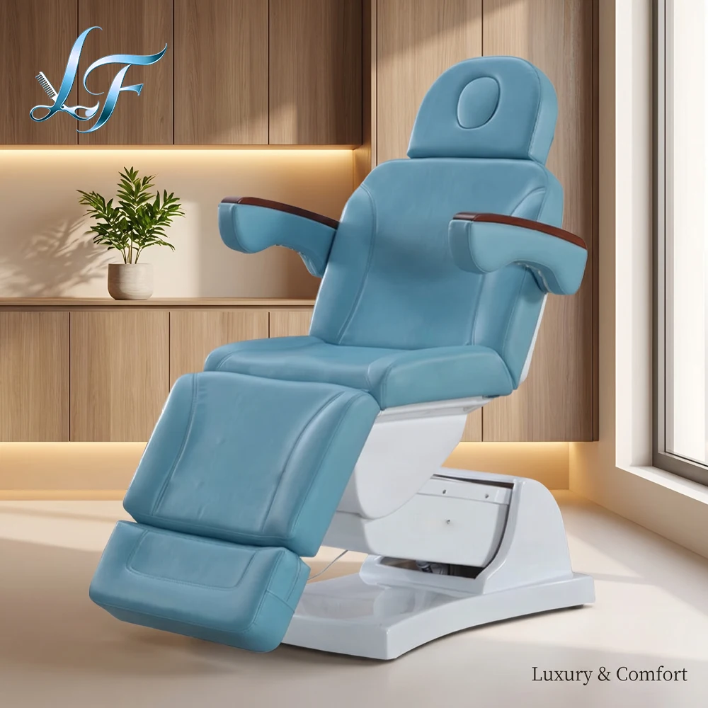 Spa Beauty Salon Curvy Lash Electrical Massage Bed for Cupping Treatment for Chiropractic Facial Bed