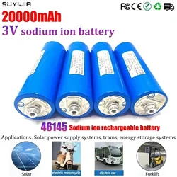 3V Sodium Ion Rechargeable Battery 46145 20Ah for Low Temperature Solar Energy Storage Marine Medical Equipment with Studs