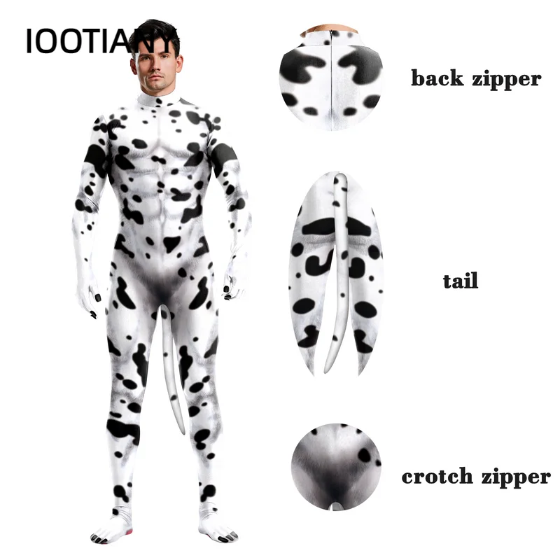 Halloween Whole Cosplay Costumes Clothing Animal Catsuits MilkCow 3D Printed Fantasy Jumpsuits Adult Unisex Zentai Suit Bodysuit