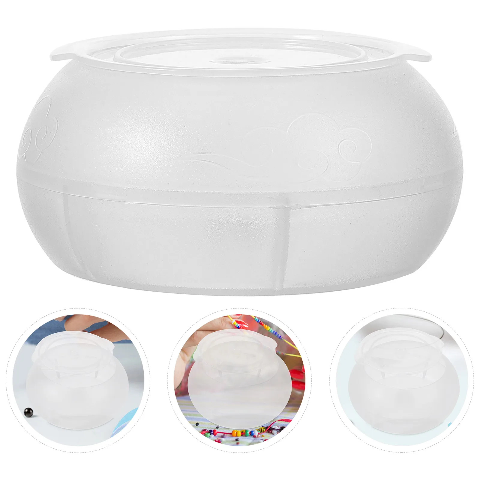 البلاستيك DIY الديكور السلطانية قوي حبة حامل ل دليل الخرز التوتير الحرف حبة سبينر السلطانية أداة صنع المجوهرات #4