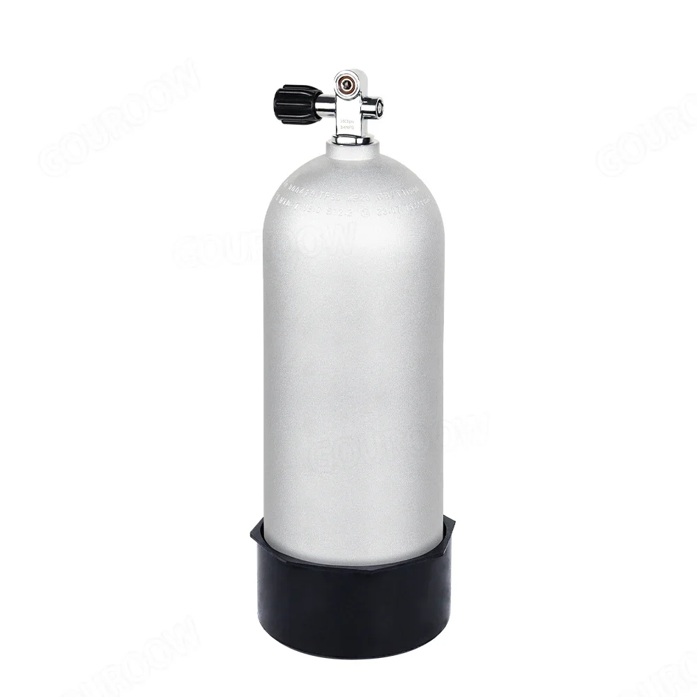 TUDIVING-8L Specialized Diving Tank Diving Aluminum Bottle Oxygen Bottle Snorkeling Equipment Diving High-Pressure Air Bottle