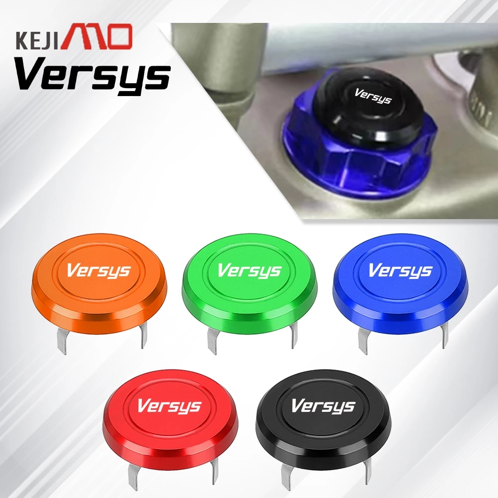 

For KAWASAKI VERSYS-X250 VERSYS-X300 Versys X250 X300 2017-2025 Motorcycle Accessories Steering Stem Nut Cap Decoration Cover