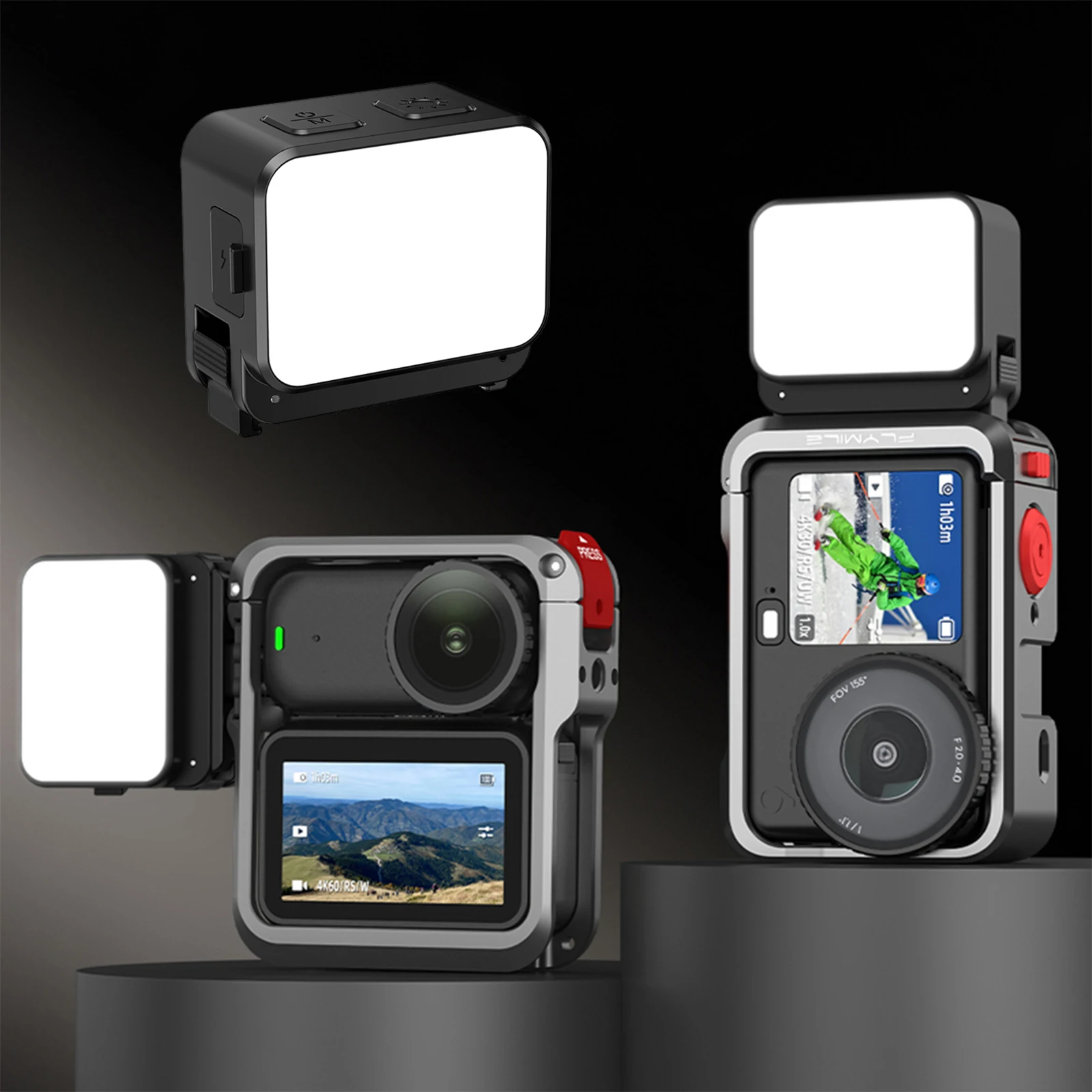 Magnetic Photography Fill Lighting Selfie Lighting for Osmo Action 6/Osmo Nano