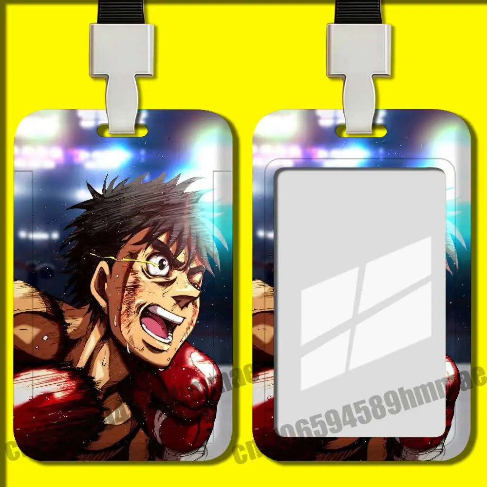 For Makunouchi Hajime no Ippo Employee ID Card Holder Office Badge Work Student Bank Credit Hard Holders Case Shell