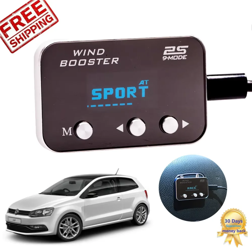 

Wind Booster Pedal Accelerator Commander Throttle Controller For Dodge Jeep LAND ROVER Maserati Volkswagen Polo All engines