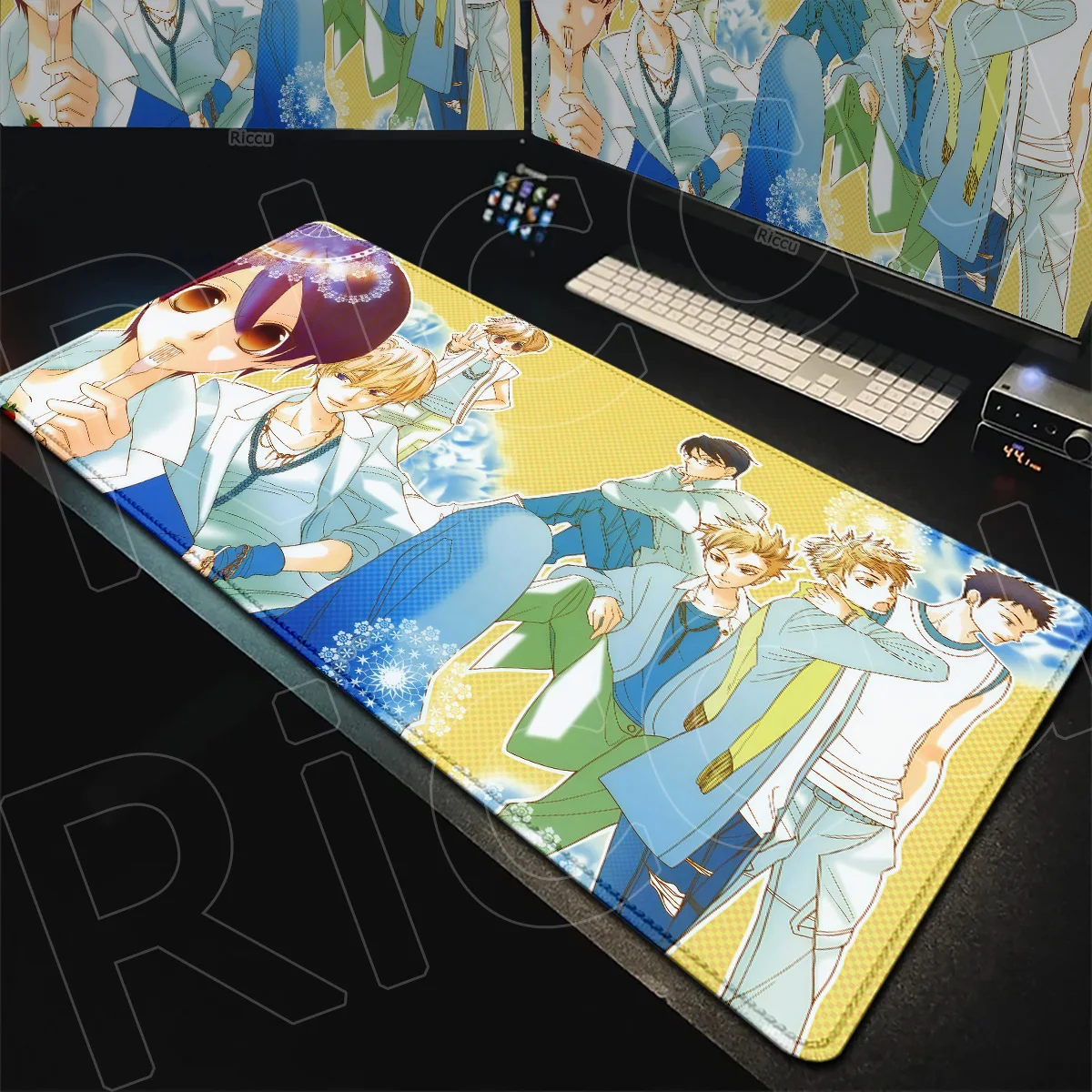 Hot Anime Ouran High School Host Club Mousepad E-sport Game Cabinet Rug XXL HD Printing Notebook Tabletop Mat Office Accessories