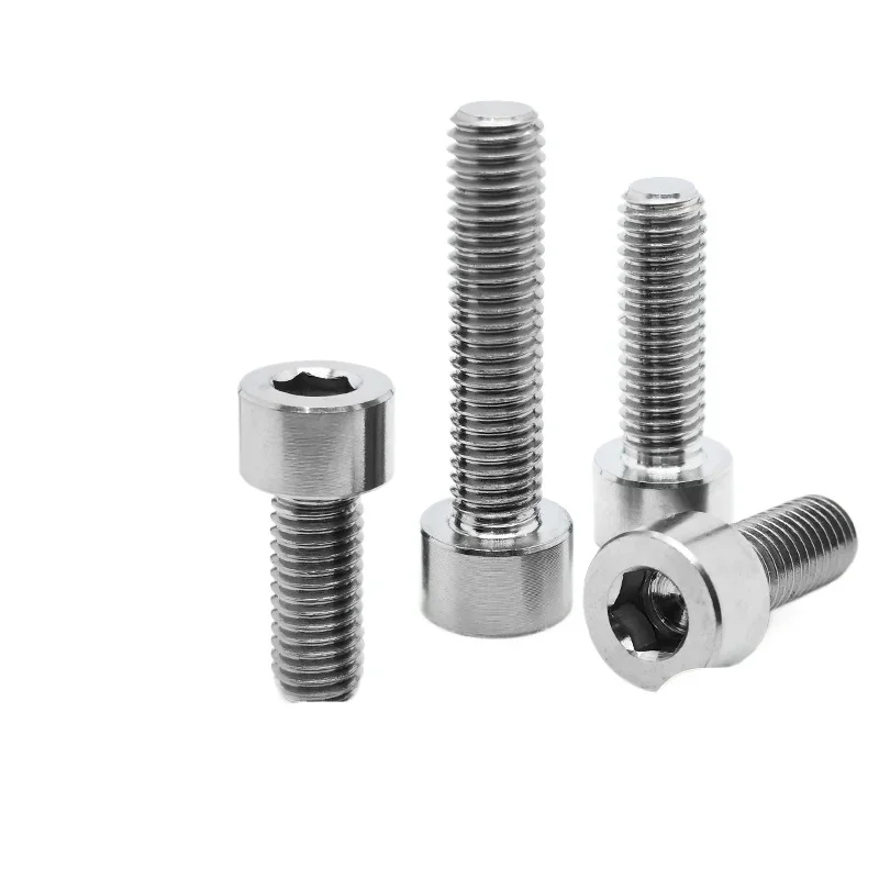 1 PC  M2 M2.5 M3 M4 M5 M8 M10 M12 M14 M16 TC4 GR5 Titanium alloy Hex Aleen Socket Cap Head Screw Bolts DIY