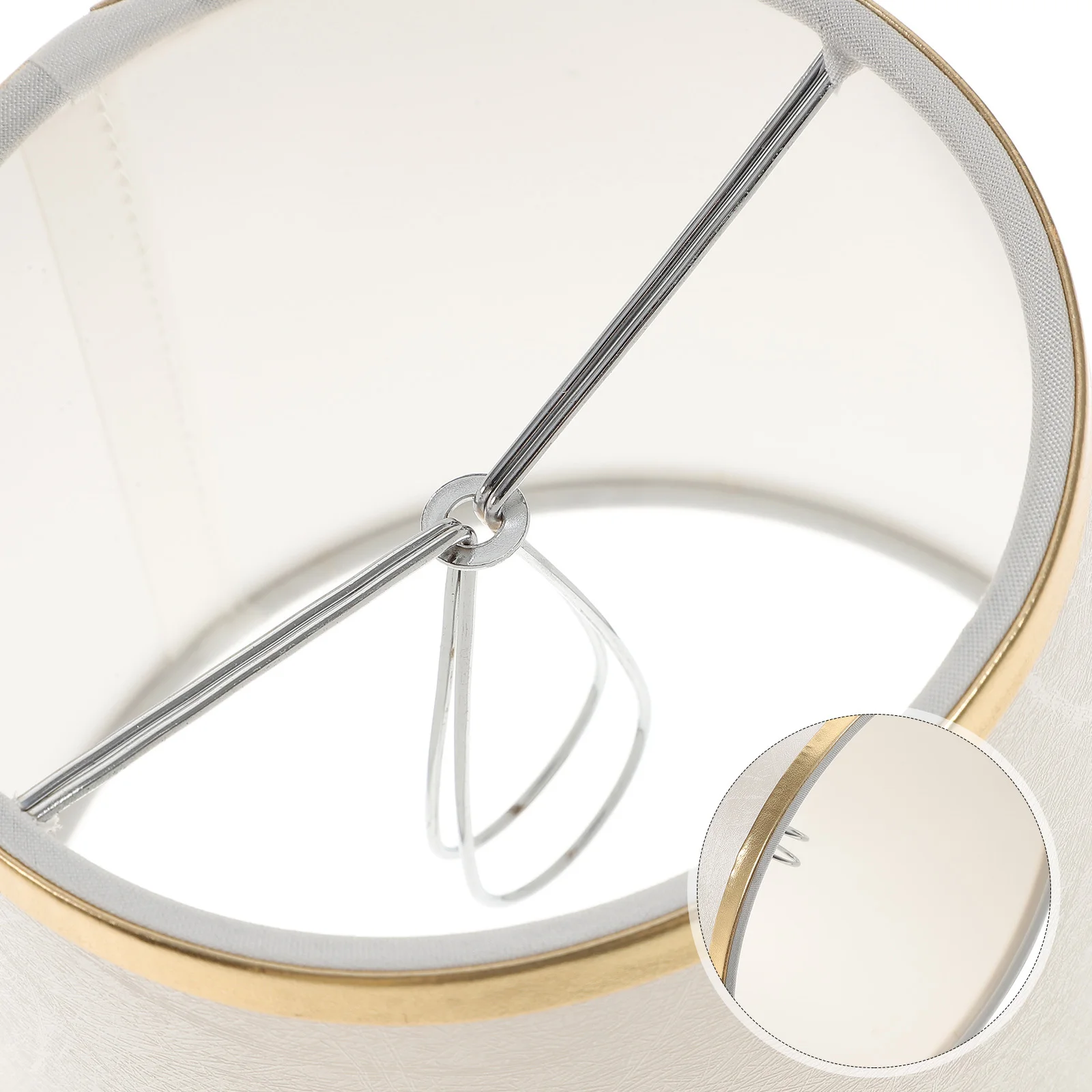 

Clip on Lamp Shade Fabric Iron Simple Structure Lightweight Easy Installation Romantic Warm Atmosphere Home Table Wall Floor