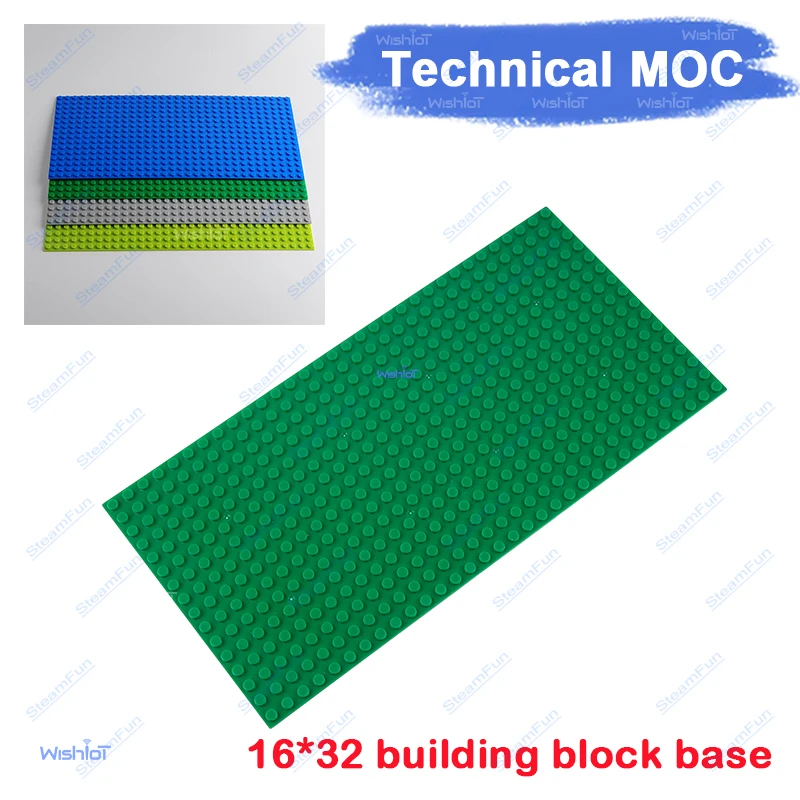 

3611 Building Blocks Baseplate 16x32 Dots Base Board Technical MOC Parts Legoeds Compatible City DIY Model Assembly Accessory