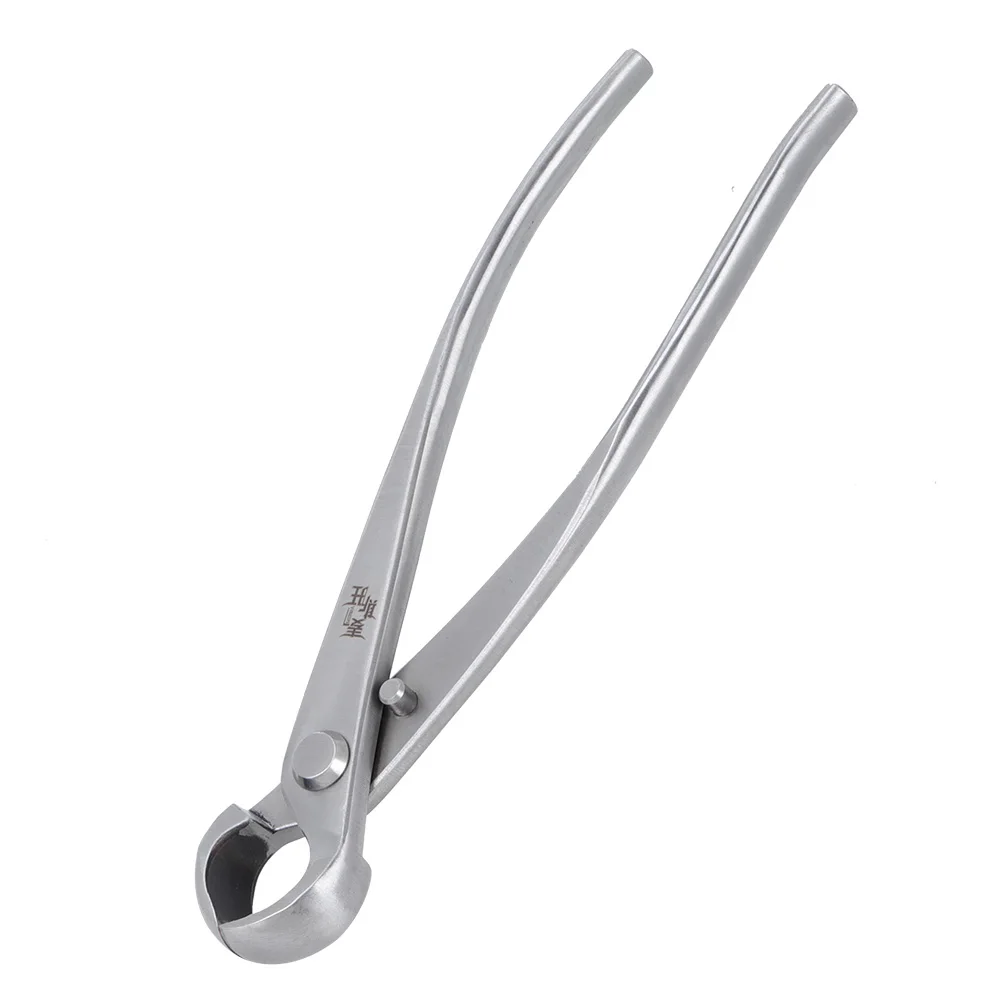 Picture 4: Concave Knob Cutter 180mm Stainless Steel Knob Cutter Ball Shear Scissors Landscape Modeling Garden Bonsai Tools Garden Scissors