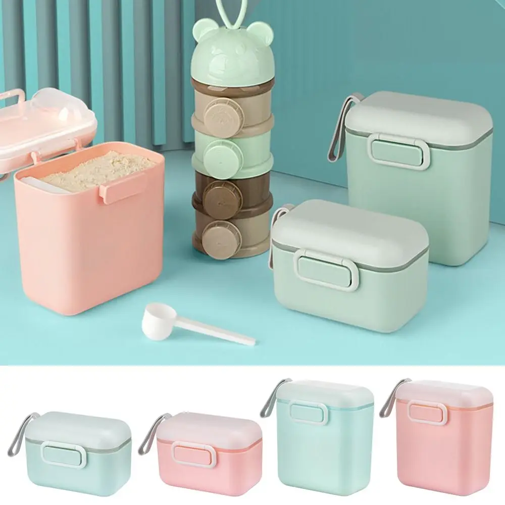 PP Milk Powder Storage Box Dust-Proof Moisture-Proof Snacks Container Lightweight Convenient Formula Dispenser Container
