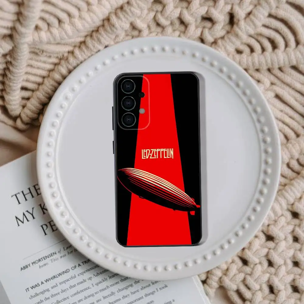 Hot L-Led Z-Zeppelins Band Phone Case For Samsung Galaxy A73,31,32,72,41,53,52,71,22,5G,Note,J7,8,9 Soft Black Cover