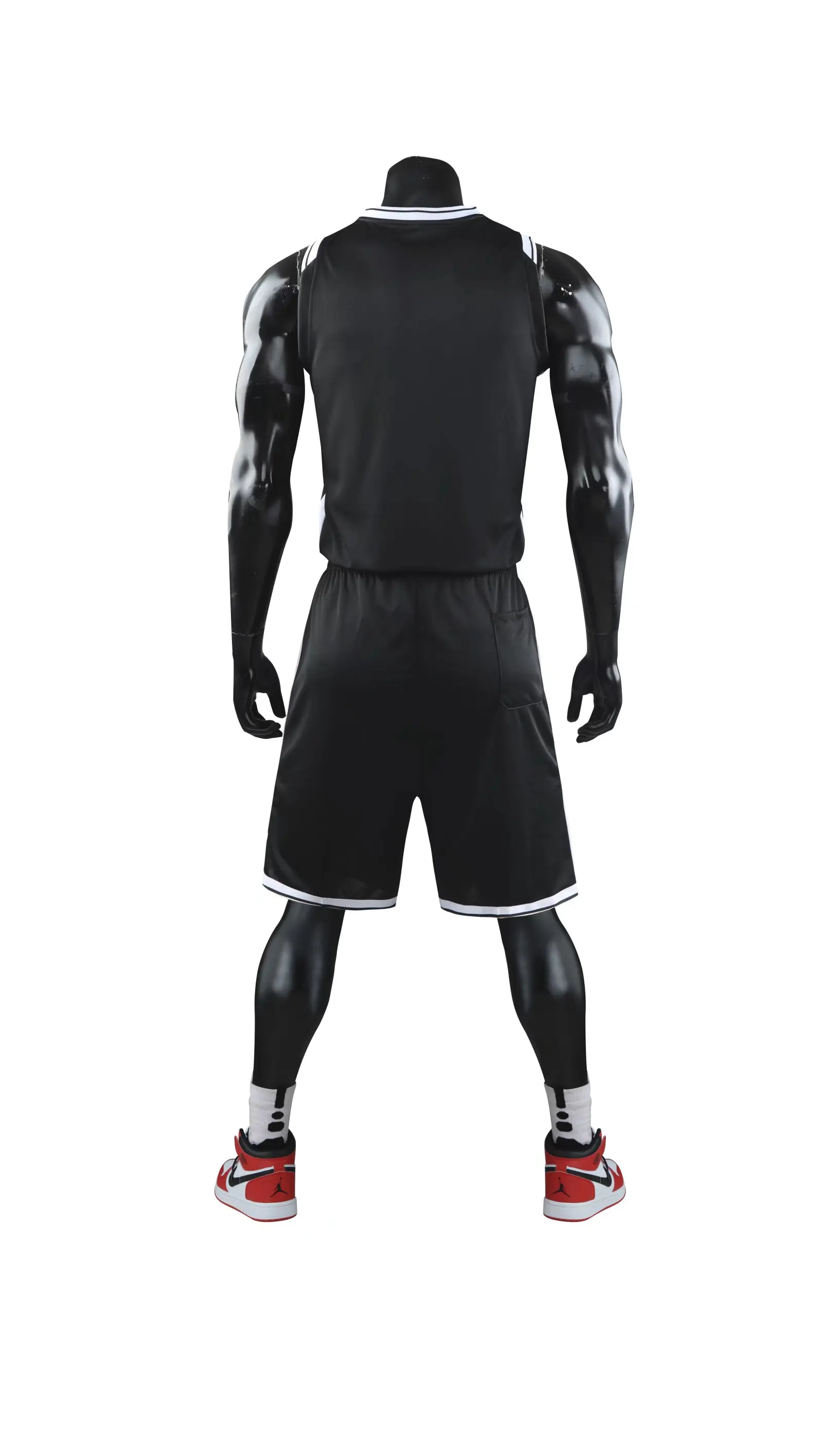 Herren Basketball Trikot hochwertige neue Stil Shorts Sport bekleidung Uniformen benutzer definierte Logo atmungsaktive Trainings sets zweiteilig