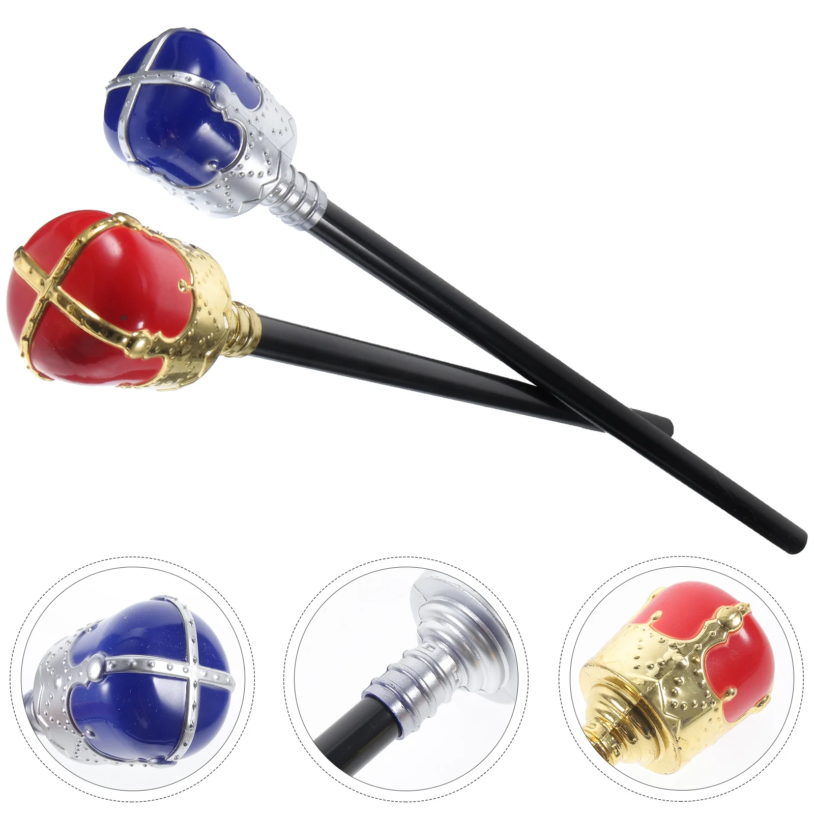 

2Pcs Work Gifts Wand Childrens Gifts Halloween Cosplay Toy Diamond Scepter Halloween Diamond Wand Party Stick Halloween