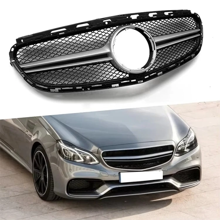 High Quality Gloss Black Grills  Style E63 Grill for  E Class W212 Lci 2014-2015