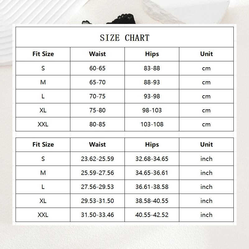 5Pcs/Set Sexy Lace Perspective Panties Solid Color Hollow Out High Waist Star B… - Image 6