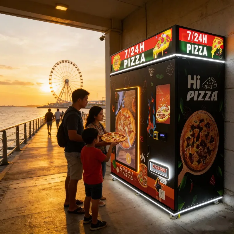 Intelligent Pre‑Program Pizza Vending Machine Multiple Recipe Presets Remote Update Unmanned Commercial Maker For Global Chain