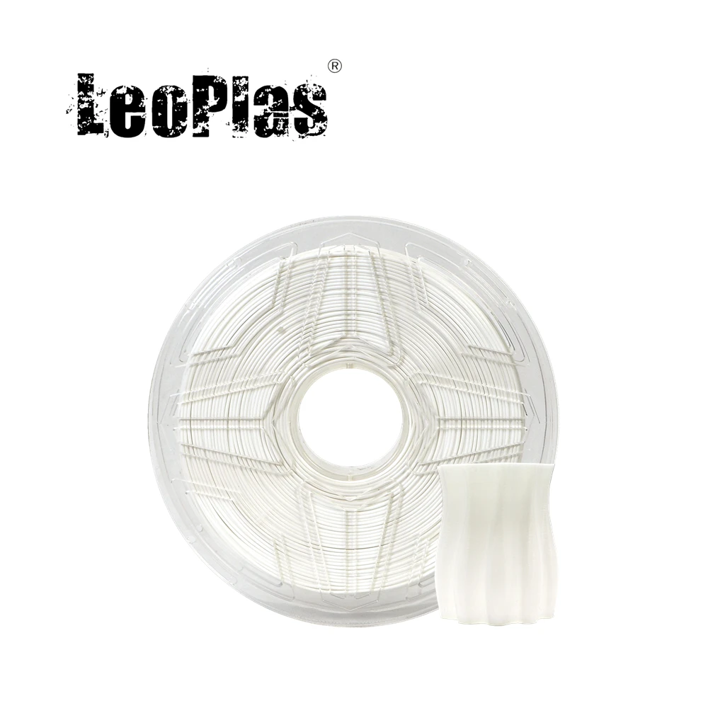 

LeoPlas White PETG Filament 1.75mm 1kg For FDM 3D Printer Pen Consumables Printing Supplies Plastic Material