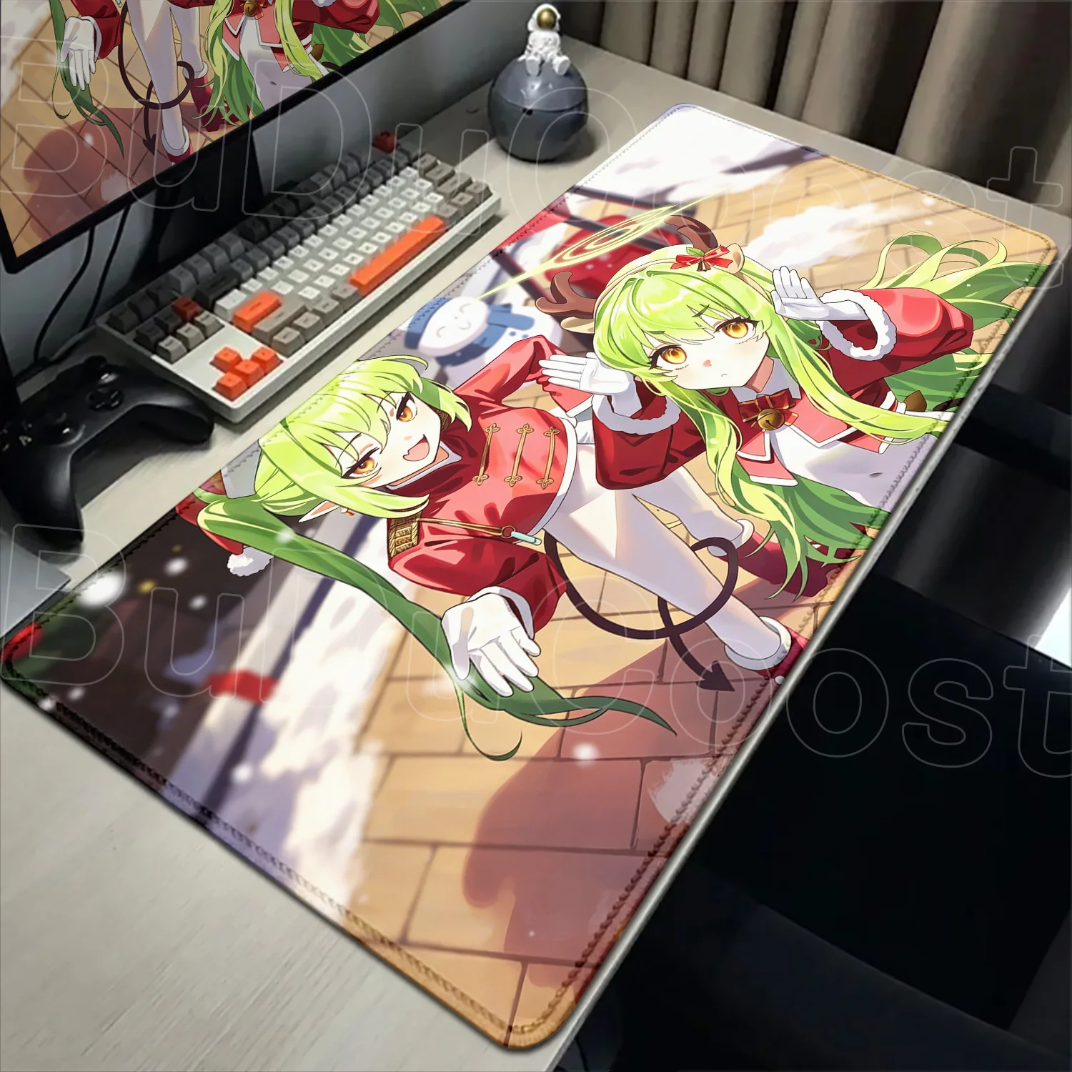

Popular Large Gamer XXL Laptop Mat Mouse Pad Blue Archive Tachibana Twins Mouse Pad Rubber Keyboard Mat 900X400MM PC Accessories