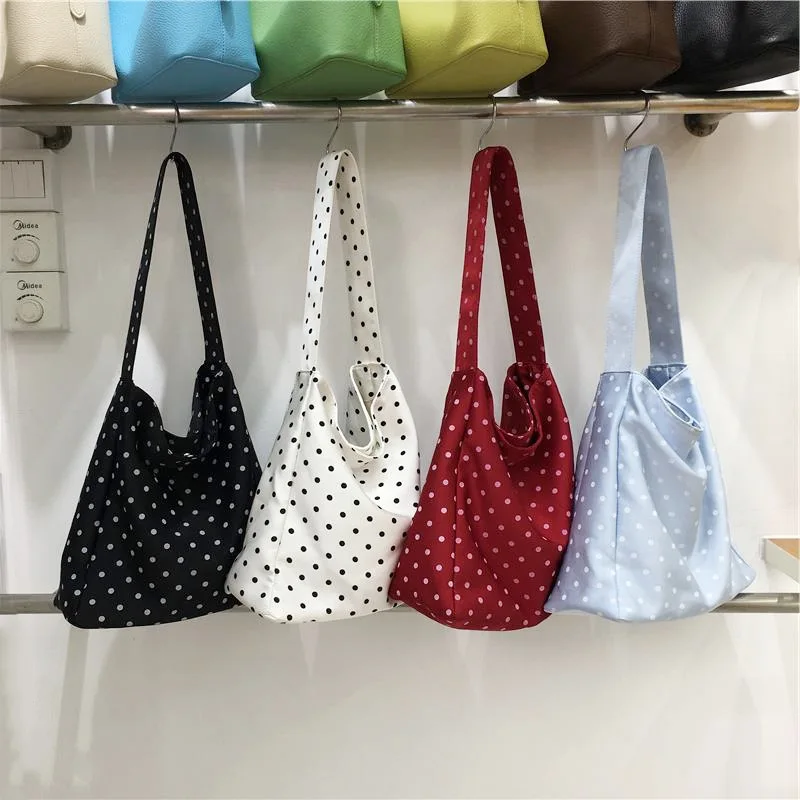 

YIFAN Designer Dot Bags Women 2025 High Quality New Collection Fashionable Handbags for Ladies Premium Nylon Shoulder Bags