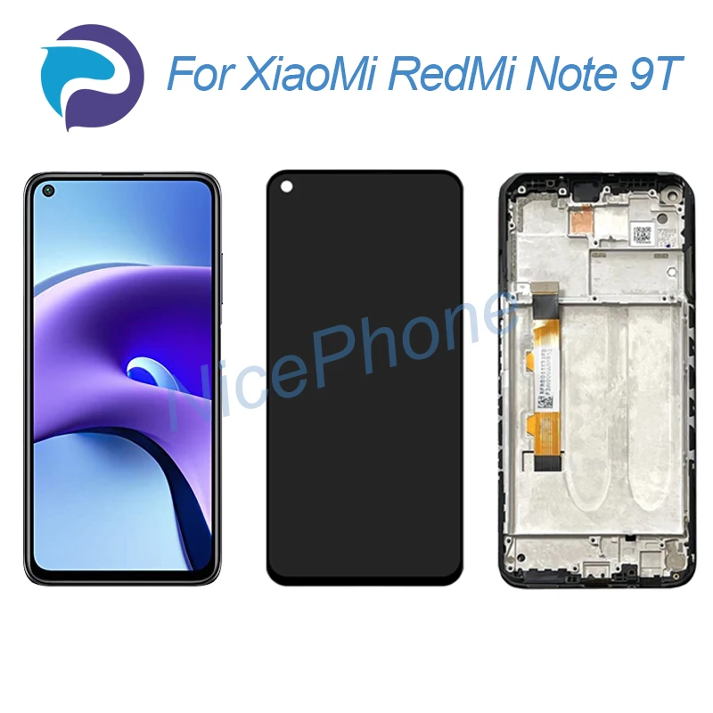 

for XiaoMi RedMi Note 9T LCD Screen + Touch Digitizer Display 2340*1080 M2007J22G, J22 RedMi Note 9T LCD Screen display