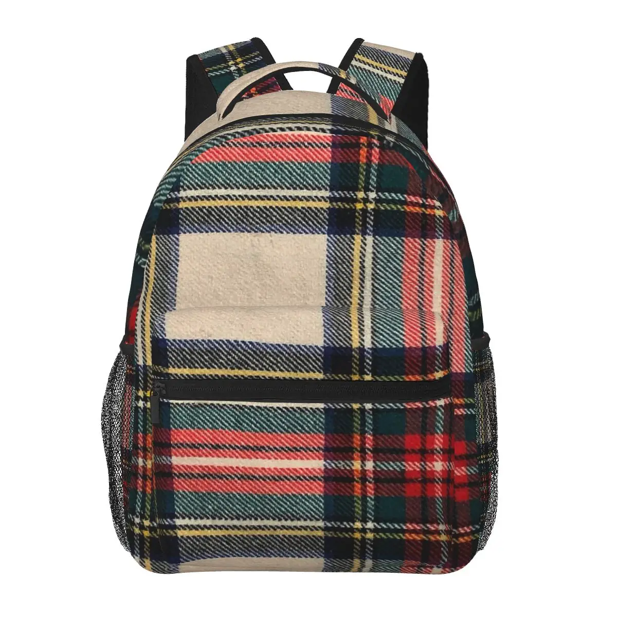 Mochilas infantis Tartan vestido Marshall, mochila para meninos e meninas, mochila escolar, mochila para laptop dos desenhos animados, bolsa de ombro, grande capacidade