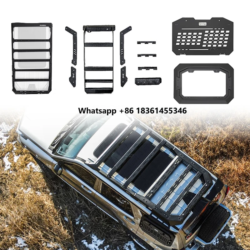 For GWM Tank 300 3-pieces Accessories Side Ladder Lage Roof Rack Side Window Frame Hot Selling Accessories