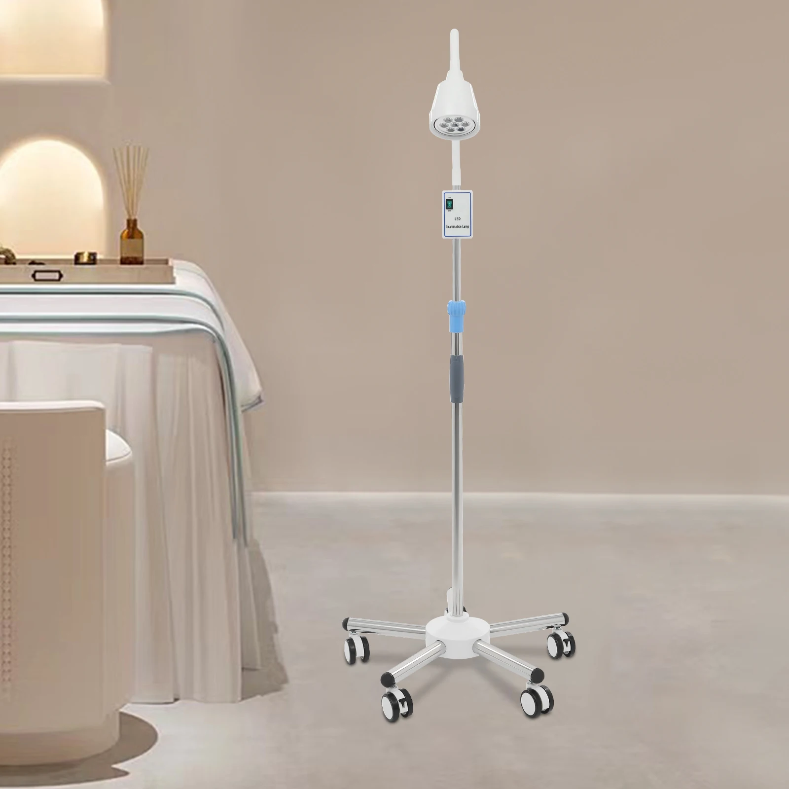 

LED Examination Light with Adjustable Height & 7 High-Efficiency Bulbs Ideal for Medical, Beauty, and Surgical Use