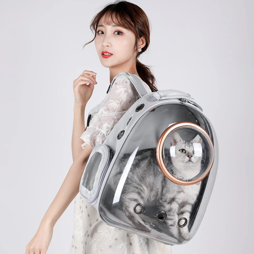 

Cat Bag Space Capsule Pet Cat Backpack Transparent Out Cat Portable Bag Cat Supplies Box Cat Schoolbag Dog Shoulder Bag