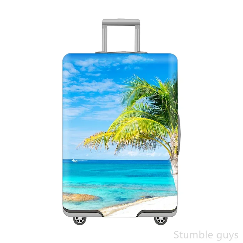 

Durable Elastic Anti-Scratch Luggage Cover Protective Dustproof Suitcase Sleeve Reliable Fits 18-32 Inch Rolling Luggage